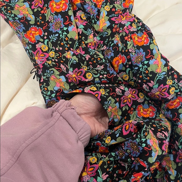 Boden floral button down cotton maxi dress with pockets size 4 - Picture 4 of 6